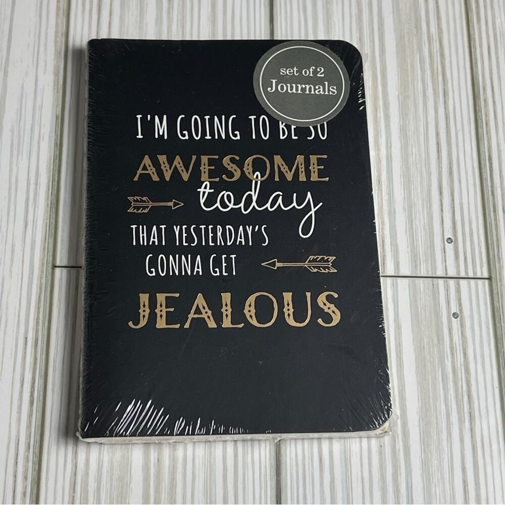 Set of Two Motivational Message Writing Notebook New in Package